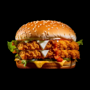 Mega chicken burger